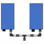 Kit de jumelage de cuves 3 vannes, PVC pression, 3/4"