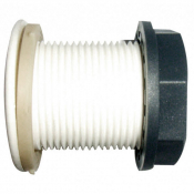 Passe paroi PVC mâle 3/4" avec joint étanche