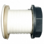 Passe paroi PVC mâle 3/4" avec joint étanche