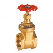 Vanne à opercule laiton 1''1/2 femelle-femelle – usage eau et fluide