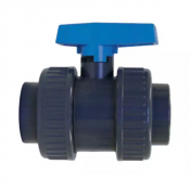 Vanne PVC femelle-femelle à visser 1/2" à 2"