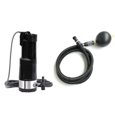 Kit d’arrosage pour pompage d’eau de pluie en extérieur avec crépine et flotteur