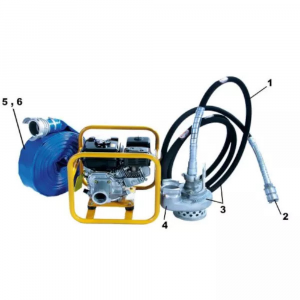 Tuyau de Refoulement 10 ou 20 m – Avec Raccord Pompier – Pour Pompe à Eau à Câble