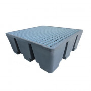 Bac de Rétention 475 L 4 Fûts – Haute Résistance Produits Chimiques – Fabrication Française