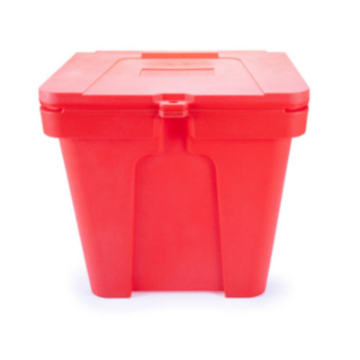 Coffre de stockage 110L sel ou sable – PE robuste empilable