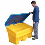 Coffre peu encombrant de stockage de sel ou sable - 300 L