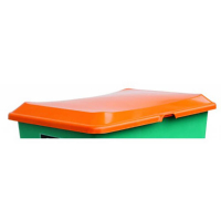Couvercle empilable orange pour bac 400 litres Couvercle empilable orange pour bac 400 litres