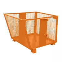 Benne Basculante Grillagée BSK-G – Stockage Aéré – Parois Renforcées – BAUER