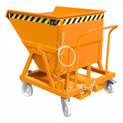 Benne Basculante Type KS – Transport Mobile Facile – Inclinable et Sécurisée – BAUER