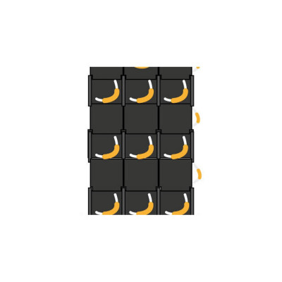 Kit de 18 blocs de stabilisation – Soutien industriel modulable – 860 mm