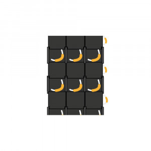 Kit de 21 blocs de stabilisation – Efficience logistique & sécurité – 985 mm