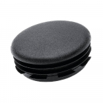 Embout plastique gris à ailettes rond intérieur cannelé