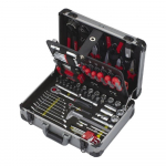 Valise dépanneur 127 pièces chrome vanadium - 1/4" et 1/2"