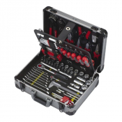 Valise dépanneur 127 pièces chrome vanadium - 1/4" et 1/2"
