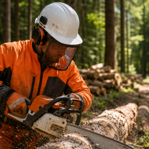 Casques forestiers combinés