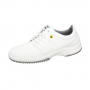 Chaussure de sécurité basse en cuir blanc Antidérapante Embout acier – S1 – ABEBA