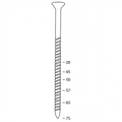 Fausse vis Scrail FastCoat - Utilisation universelle