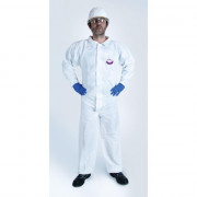 Combinaison de protection chimique Type 5 et 6 à col – Catégorie III – Weesafe