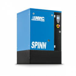Compresseur professionnel à vis SPINN 0510 DD - Sur châssis