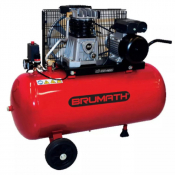 Compresseur 100 L 2 CV courroie HYLINE avec kit 5 pièces