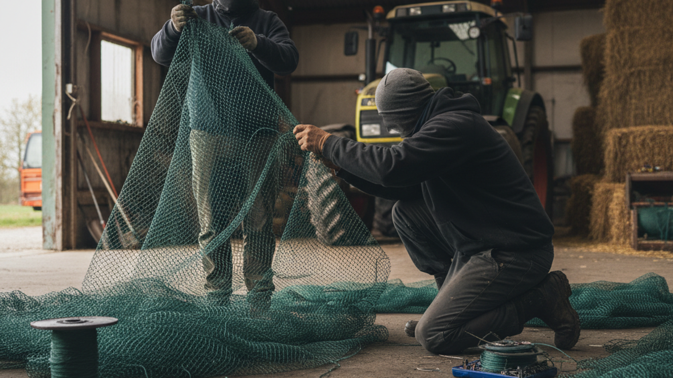 Dépannage rapide des problèmes courants de filets agricoles