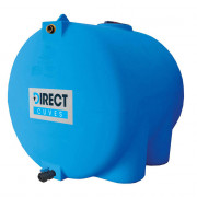Citerne à eau de pluie horizontale pré-équipée vanne 750 litres
