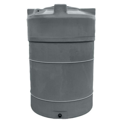 Cuve à eau de pluie 2000 L pré-équipée ronde