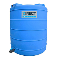 Cuve à eau de pluie verticale pré-équipée vanne de 10000 L Cuve à eau de pluie verticale pré-équipée vanne de 10000 L