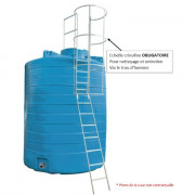 Cuve à eau verticale avec ou sans équipements 12 500 L