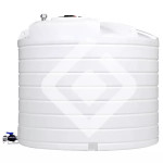 Cuves PE stockage d'eaux de pluie de 7500 Litres