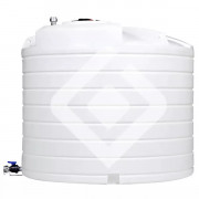 Cuves PE stockage d'eaux de pluie de 7500 Litres