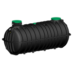 Cuve à enterrer de récupération d'eau de pluie de 12000 L