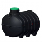 Cuve de stockage d'eau de pluie équipée - 8000 L