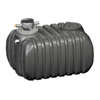 Cuve de stockage d'eau de pluie non équipée 3500 L