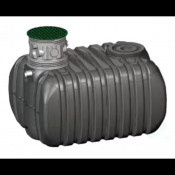 Cuve de stockage d'eau de pluie pré-équipée 3500 L