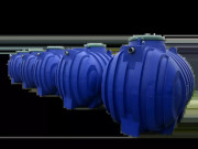 Cuve nue de stockage d'eau enterrée de haute contenance 10 000 L