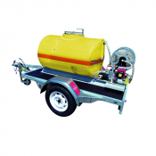 Cuve d'arrosage ovale PFV sur remorque 600 à 2000 litres