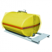 Cuve d'arrosage polyester fibre de verre plateau, motopompe CEMO