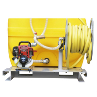 Cuve PE sur plateau complète, motopompe thermique ou électrique