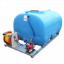 Groupe d'arrosage sur châssis 3000 litres avec motopompe 380 L/min