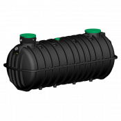 Cuve de régulation et rétention d'eau de pluie équipée 10000 L - 0,5 L/s