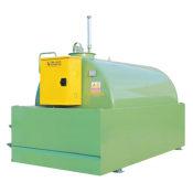 Cuve de stockage simple paroi avec bac de rétention - 5000L