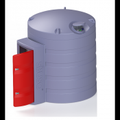 Cuve GNR 5000 L entièrement équipée et protégée, avec grande armoire
