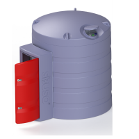 Cuve GNR 5000 L entièrement équipée et protégée, avec grande armoire Cuve GNR 5000 L entièrement équipée et protégée, avec grande armoire