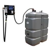 Cuve GNR, GASOIL PEHD double paroi 1000 litres avec platine mural Cuve GNR, GASOIL PEHD double paroi 1000 litres avec platine mural