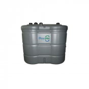 Cuve station-service PEHD 1000 L double paroi GNR / FIOUL sur platine murale