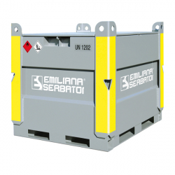 Station de ravitaillement acier ADR pour BTP, 950 Litres