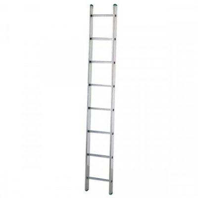 Echelle simple alu avec barre stabilisatrice jusqu'à 6,57 m