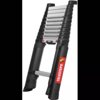 Échelle télescopique PRIME + Stabilisateurs + Pieds de sécurité