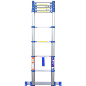Échelle Télescopique Renforcée – Sécurité Maximale – Aluminium Compact